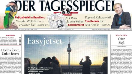"Easyjetset" - schon an diesem Begriff, den der Tagesspiegel auf seiner Titelseite verwendete, um einen Schwerpunkt zum Berlin-Tourismus anzukündigen, entzündete sich Kritik.. 
