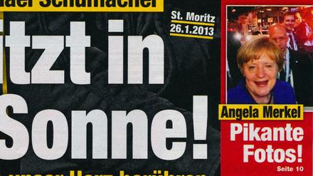 Merkels "pikante Fotos" in der "Aktuellen".