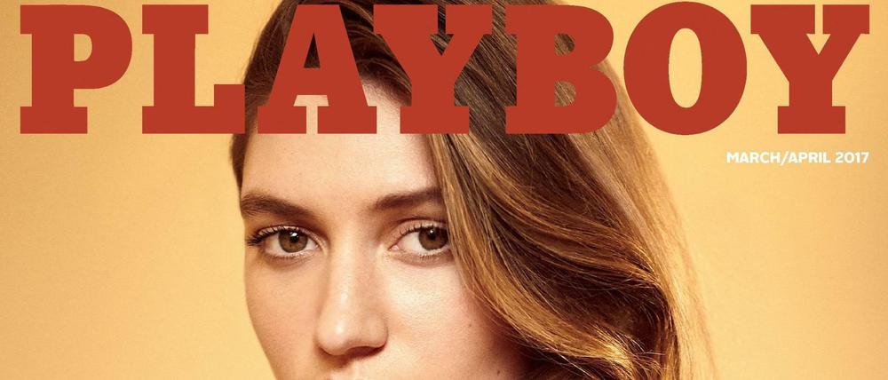 Elizabeth Elam zeigt sich auf dem Cover der neuen März-April-Ausgabe des US-Playboys oben ohne.