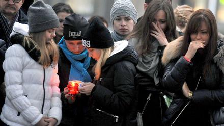 Die Menschen in St. Petersburg trauern um die Opfer des Absturzes auf dem Sinai.