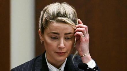 Amber Heard an ihrem letzten Tag im Zeugenstand. 