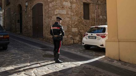 Ein Polizist der italienischen Carabinieri.