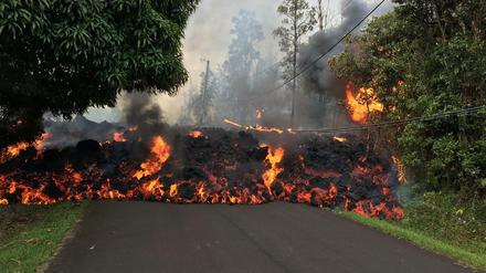 Der Ausbruch des Kilauea hatte nach Angaben der US-Erdbebenwarte USGS am 30. April begonnen. 