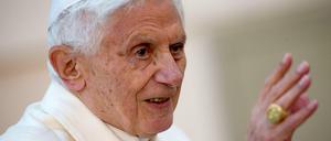 Der mittlerweile emeritierte Papst Benedikt XVI., 2013