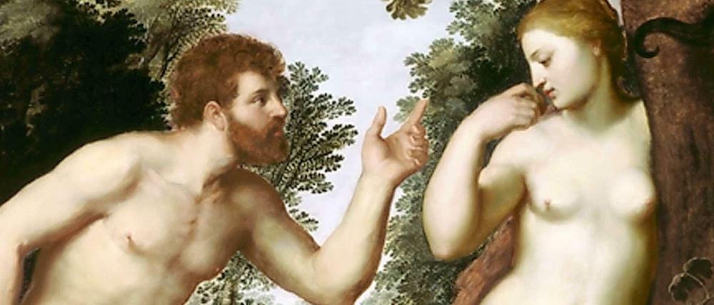 Wissenschaftler wollen "Adam und Eva" entdeckt haben, die hier auf einem Gemälde von Rubens zu sehen sind.