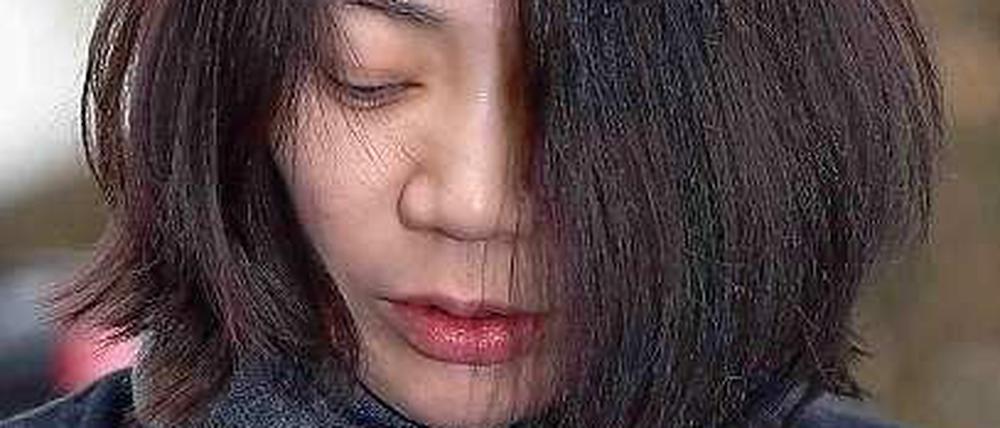 Cho Hyun Ah, die Tochter des Chefs der südkoreanischen Fluggesellschaft Korean Air.