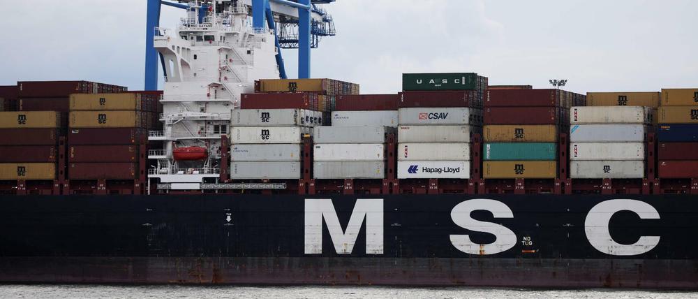 Drogen an Bord: Die MSC Gayane im Hafen von Philadelphia 