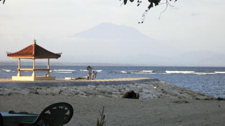 Das Erdbebeb war auch auf der Urlaubsinsel Bali zu spüren. 
