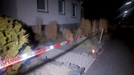 Der abgesperrte Tatort in Osnabrück 
