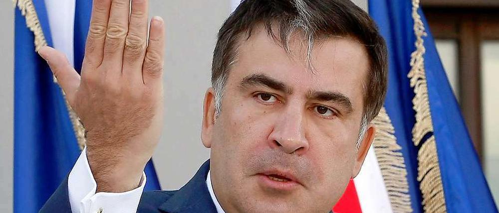 Der frühere georgische Präsident Michail Saakaschwili - hier eine Aufnahme von 2013.