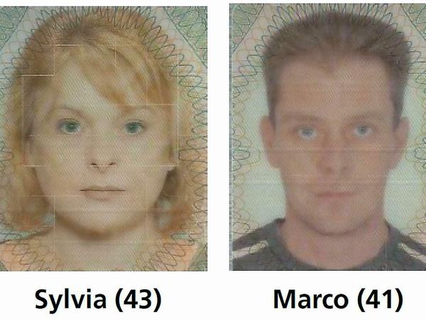 Die vermisste Familie aus Drage im Landkreis Harburg. Tochter Miriam, Mutter Sylvia und Vater Marco. Hier Bilder von ihren Ausweisdokumenten. 