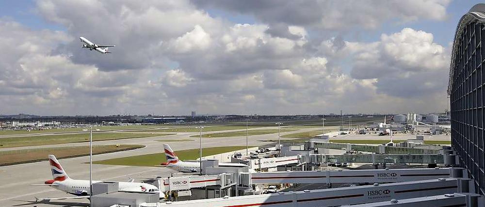 Der zentrumsnahe Flughafen Heathrow ist mittlerweile völlig überfordert. 
