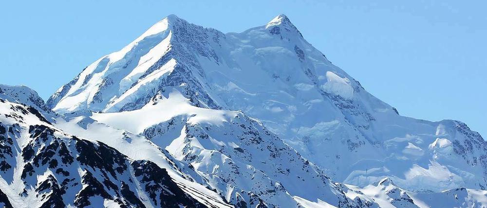 Mit 3750 Metern ist der Mount Cook der höchste Berg Neuseelands.