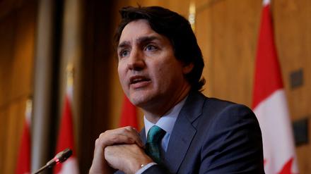 Kanadas Premierminister Justin Trudeau ist erzürnt über Influencer-Party im Flugzeug. (Archivbild)