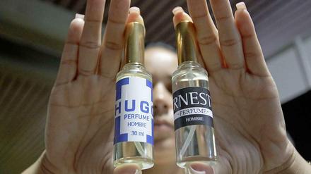 "Hugo" und "Ernesto" - neue Parfums der staatlichen kubanischen Kosmetikfirma Labiofam.