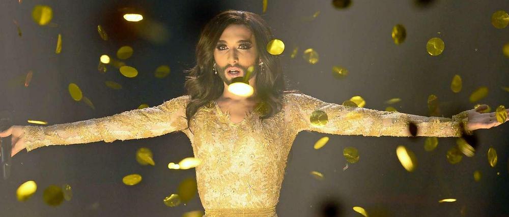 Überzeugend: Conchita Wurst holt für Österreich den Sieg beim Eurovision Song Contest in Kopenhagen.