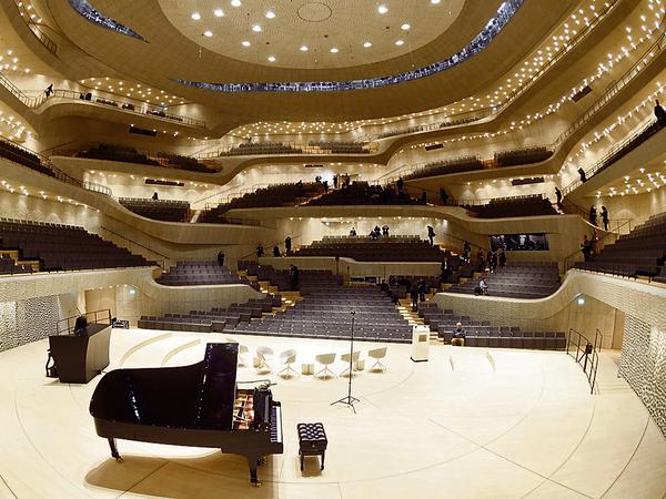 Der "Große Konzertsaal" in der Elphilharmonie.