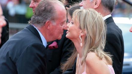 König Juan Carlos und Corinna zu Sayn-Wittgenstein.
