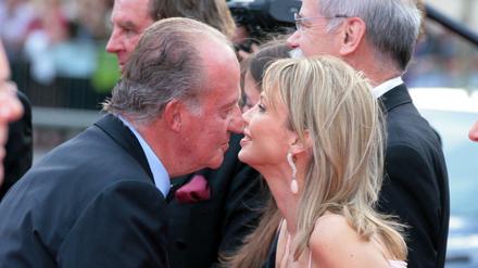 Offensichtliche Nähe: König Juan Carlos und Corinna zu Sayn-Wittgenstein 2006 in Barcelona.