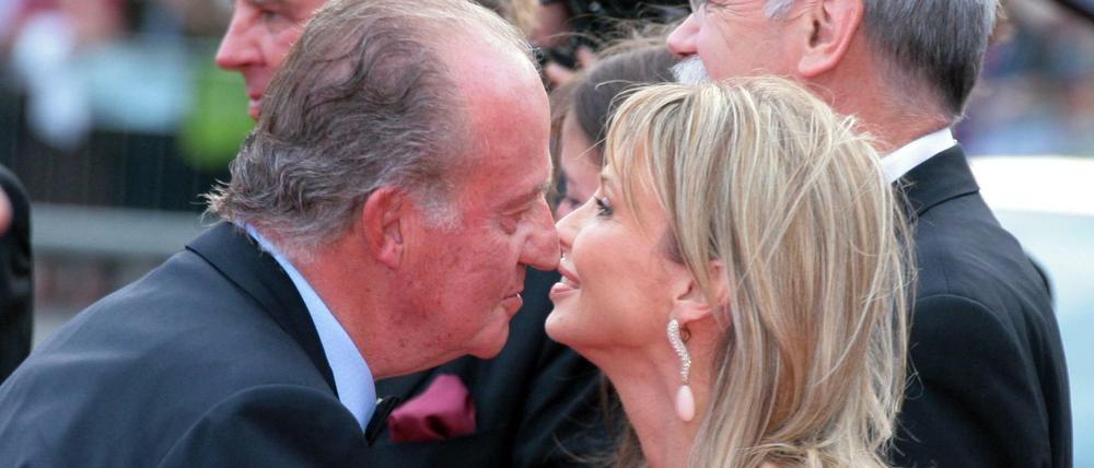 Offensichtliche Nähe: König Juan Carlos und Corinna zu Sayn-Wittgenstein 2006 in Barcelona.