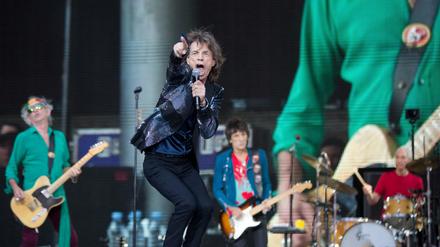 Die Rolling Stones 2014 in der Berliner Waldbühne. 