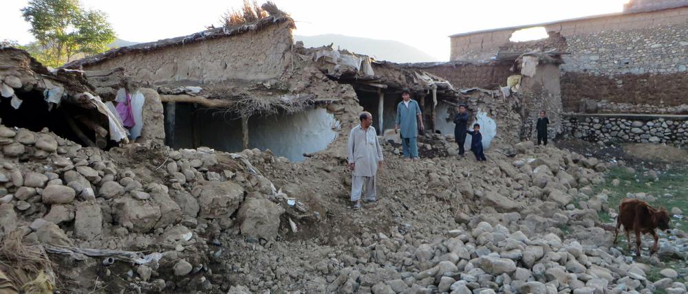 Das vom Erdbeben betroffene Gebiet Bujar in Pakistan am Dienstag. 
