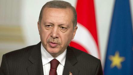 Dünnhäutig. Recep Tayyip Erdogan, Präsident der Türkei.
