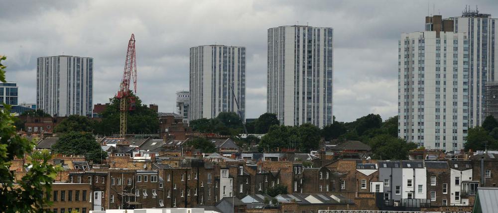 Diese Hochhäuser im Stadtteil Camden im Norden von London wurden am Freitagabend evakuiert. 