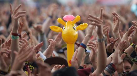 Publikum bei einem Musikfestival (Symbolbild)