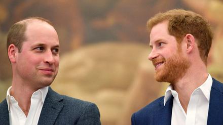 Royale Brüder: Prinz William (links) und Prinz Harry im April 2018