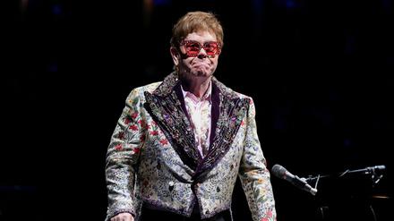  Elton John bei seiner Abschiedstournee „Farewell Yellow Brick Road“.