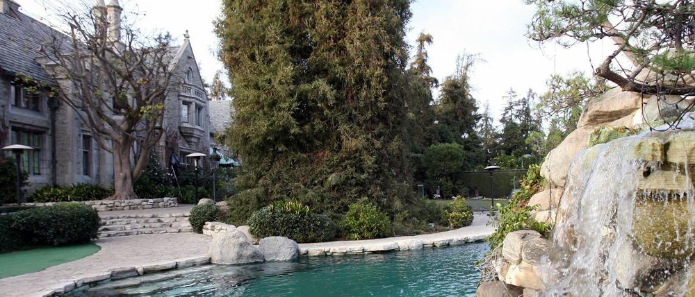 Ein Blick auf die Playboy-Villa in Los Angeles. 