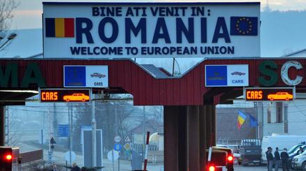 Rumänische Grenzstation.