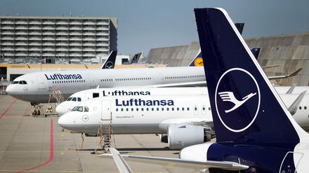 Das Bodenpersonal der Lufthansa streikt für einen Tag.