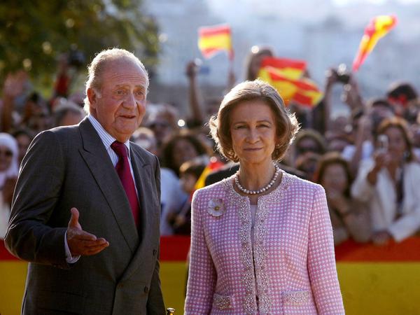 Juan Carlos und Königin Sofia, 2007. 