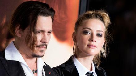 Johnny Depp und Amber Heard 2015 auf einer Filmpremiere.