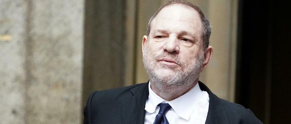 Harvey Weinstein nach einer Gerichtsanhörung in New York City