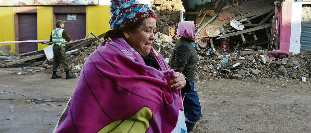 Eine Million Chilener sind an der Küste evakuiert worden - das hat vielen von ihnen das Leben gerettet. 