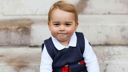Ganz der Vater. Prinz George, Sohn von Catherine, Herzogin von Cambridge, und William, Herzog von Cambridge.