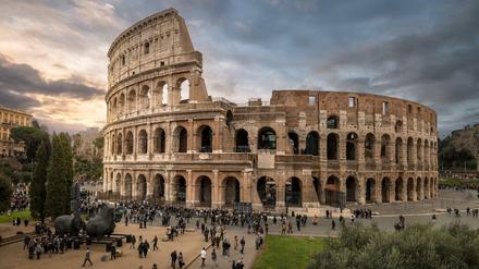 Kann ohne Maske besucht werden: Das Kolosseum in Rom.