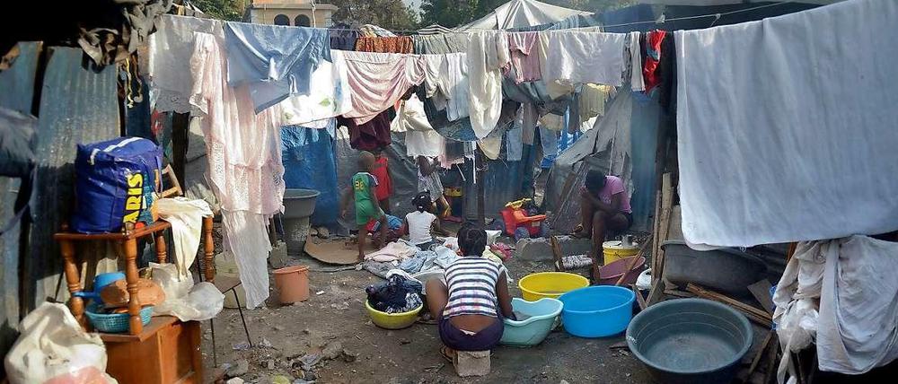 Das Zeltlager Icare in der Hauptstadt Port-au-Prince wird nach und nach geräumt.