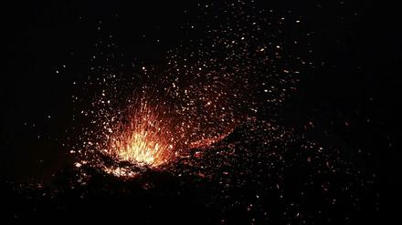 Vulkane bieten mit Eruptionen ein imposantes Schauspiel. 