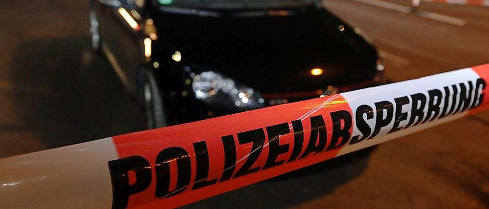 Straßensperre in Heilbronn: Ein 32-Jähriger hatte den Ehemann seiner Nichte angegriffen.