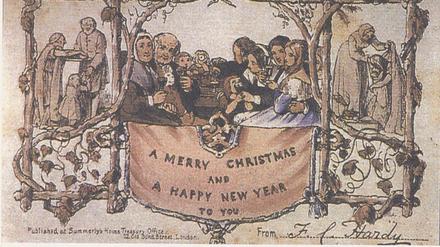 Die erste Weihnachtskarte wurde in London verschickt - und löste einen Boom aus. 