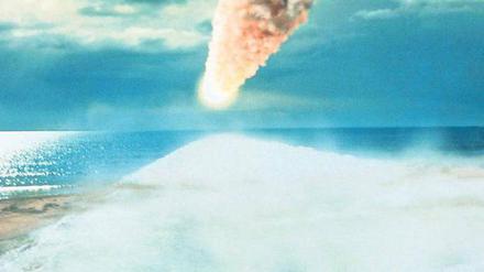 Einschlag aus dem All. Der Film „Deep Impact“ von 1998 – Regie: Mimi Leder – mit Morgan Freeman als US-Präsident schürte die Angst vor einer Kollision der Erde mit einem anderen Himmelskörper. Die Wissenschaftsbranche profitiert von dieser Angst. Foto: Cinetext