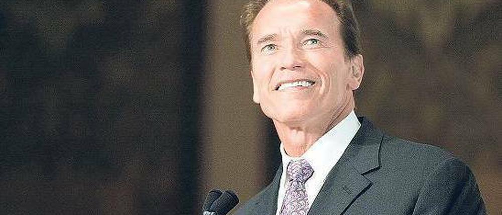Auf Wiedersehen in Hollywood. Arnold Schwarzenegger. Foto: AFP