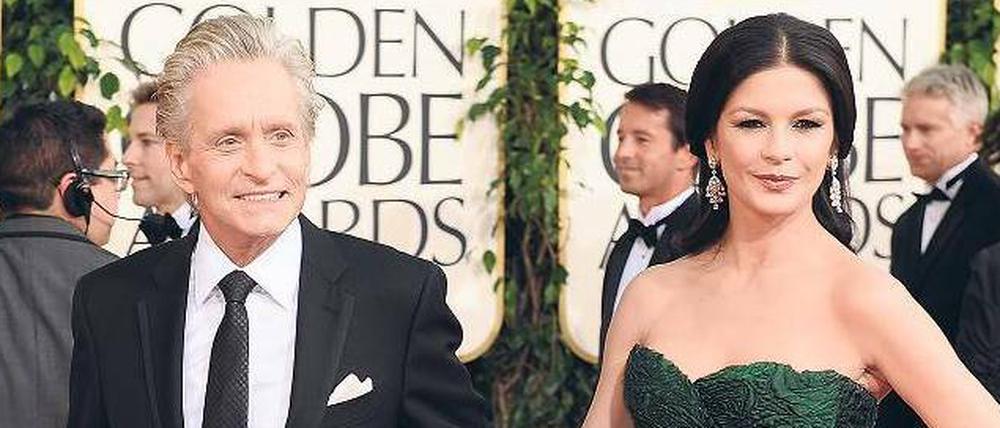 Gute Schauspieler. Noch im Januar sahen Catherine Zeta-Jones und Michael Douglas fantastisch aus. 