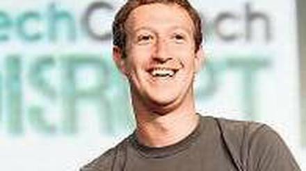Nur noch neun Milliarden Vermögen. Facebook-Gründer Mark Zuckerberg. Foto: Reuters