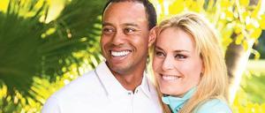 Gegensätze ziehen sich an. Lindsey Vonn, Tiger Woods. 