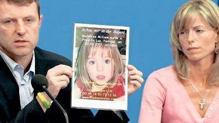 Neue Hoffnung für Madeleines Eltern Kate und Gerry McCann. Foto: dpa